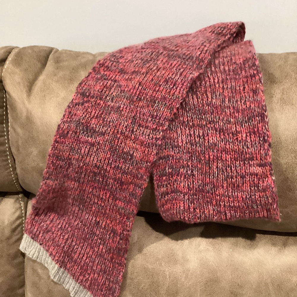 Wool knit Scarf Made in England